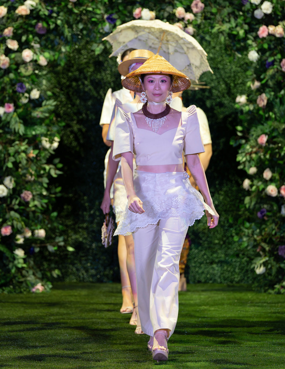 'Sia' Modern Filipiniana Top (Oat)