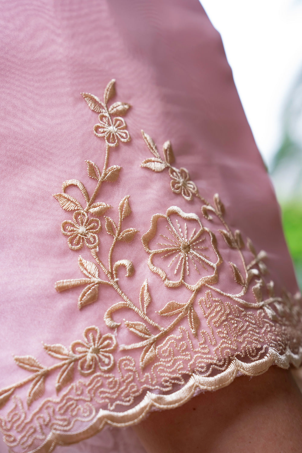 'Nene' Bolero Filipiniana Sleeves (Blush Pink)