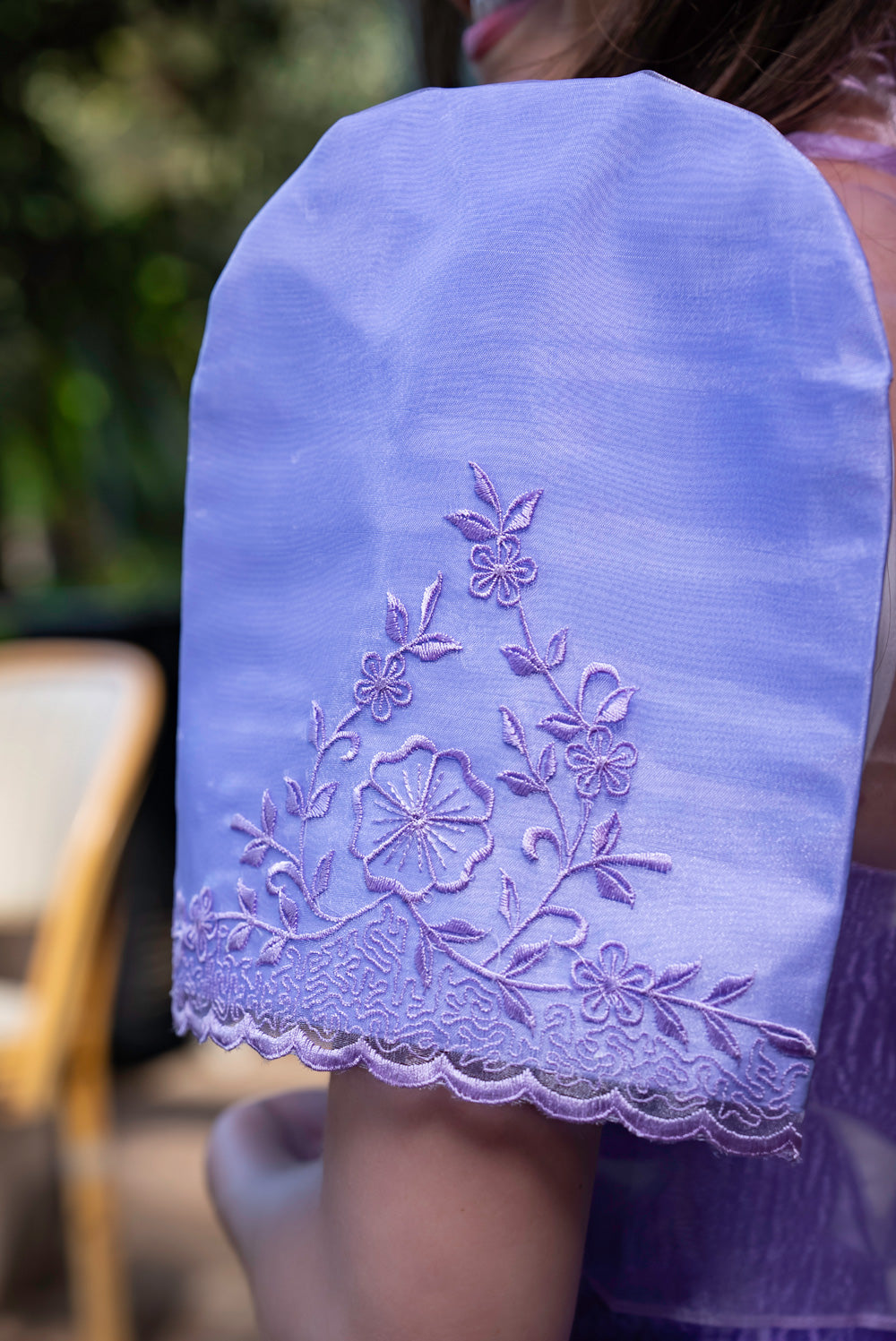'Nene' Bolero Filipiniana Sleeves (Lilac Purple)