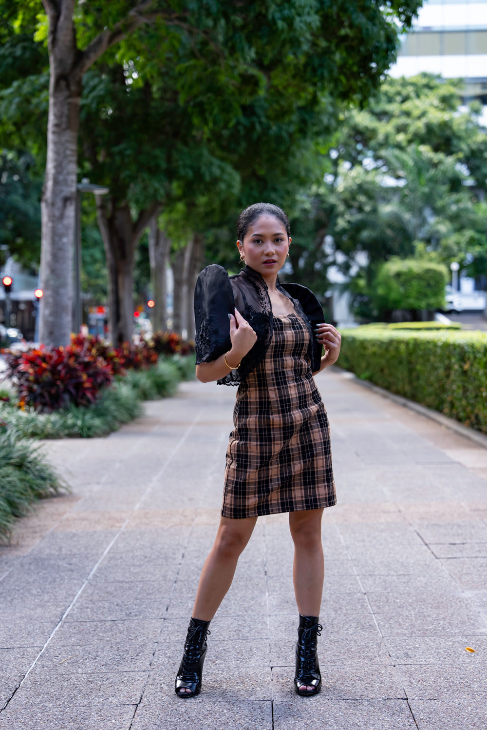 'Luisa' Bolero Filipiniana Sleeves (Midnight Black)