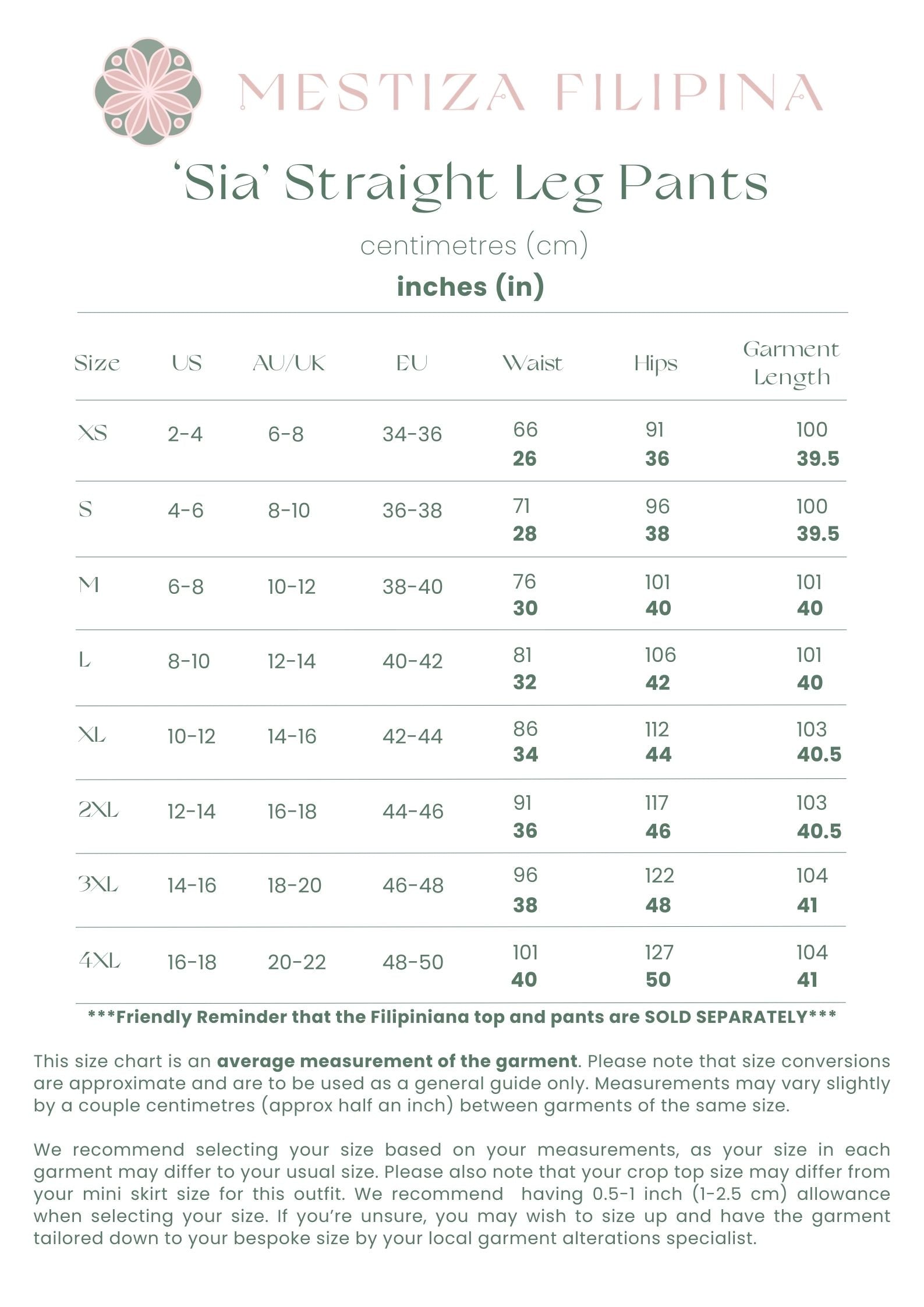 'Sia' Straight Leg Pants (Floral)