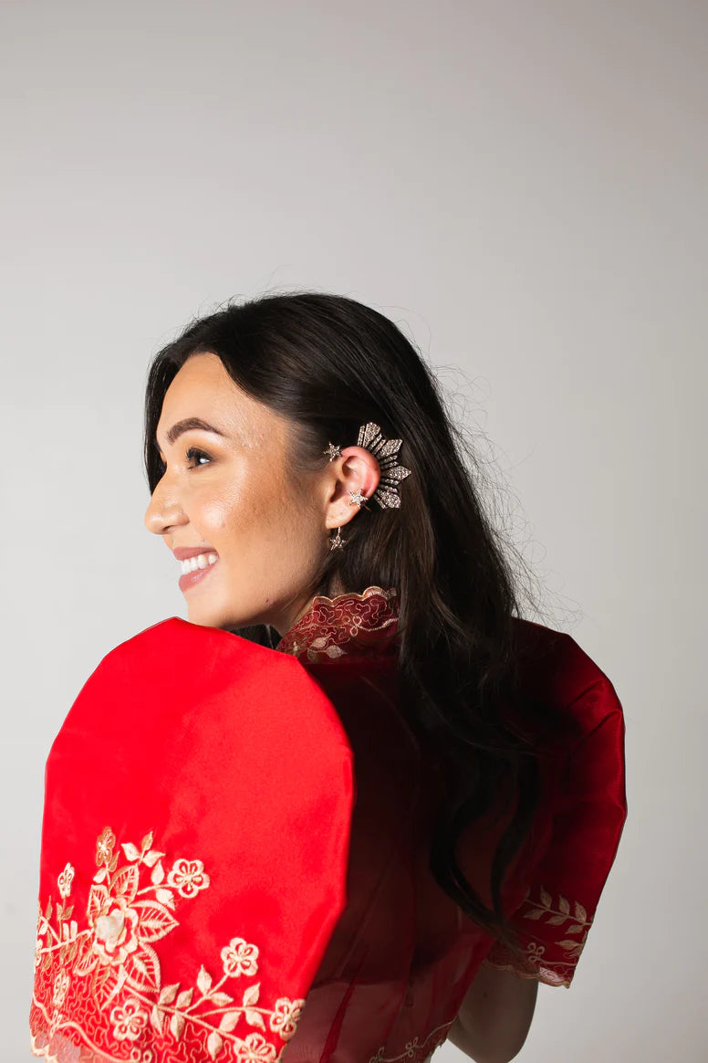 Filipiniana butterfly sleeves
