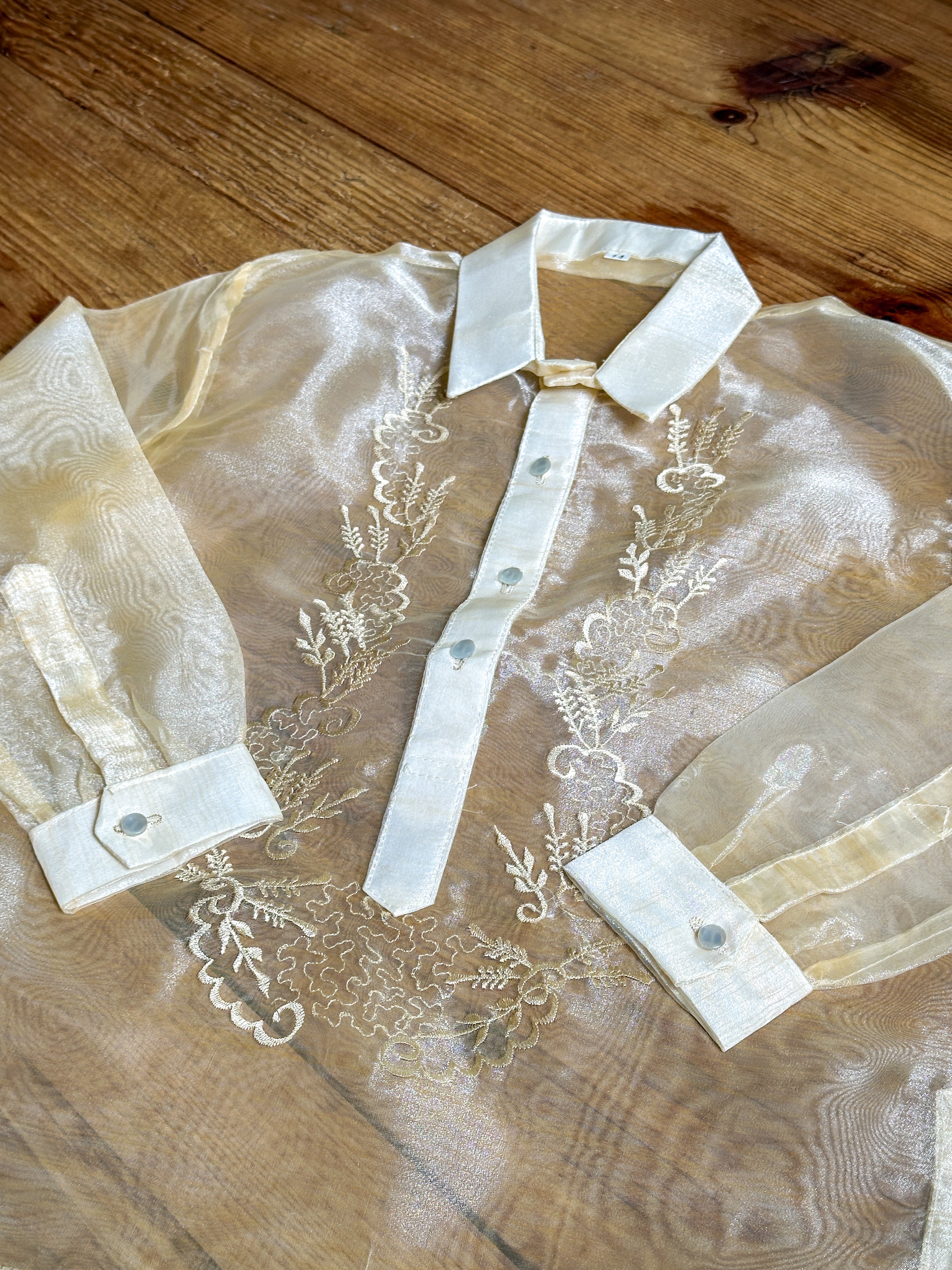 'Piolito' Children's Barong Tagalog (Beige)