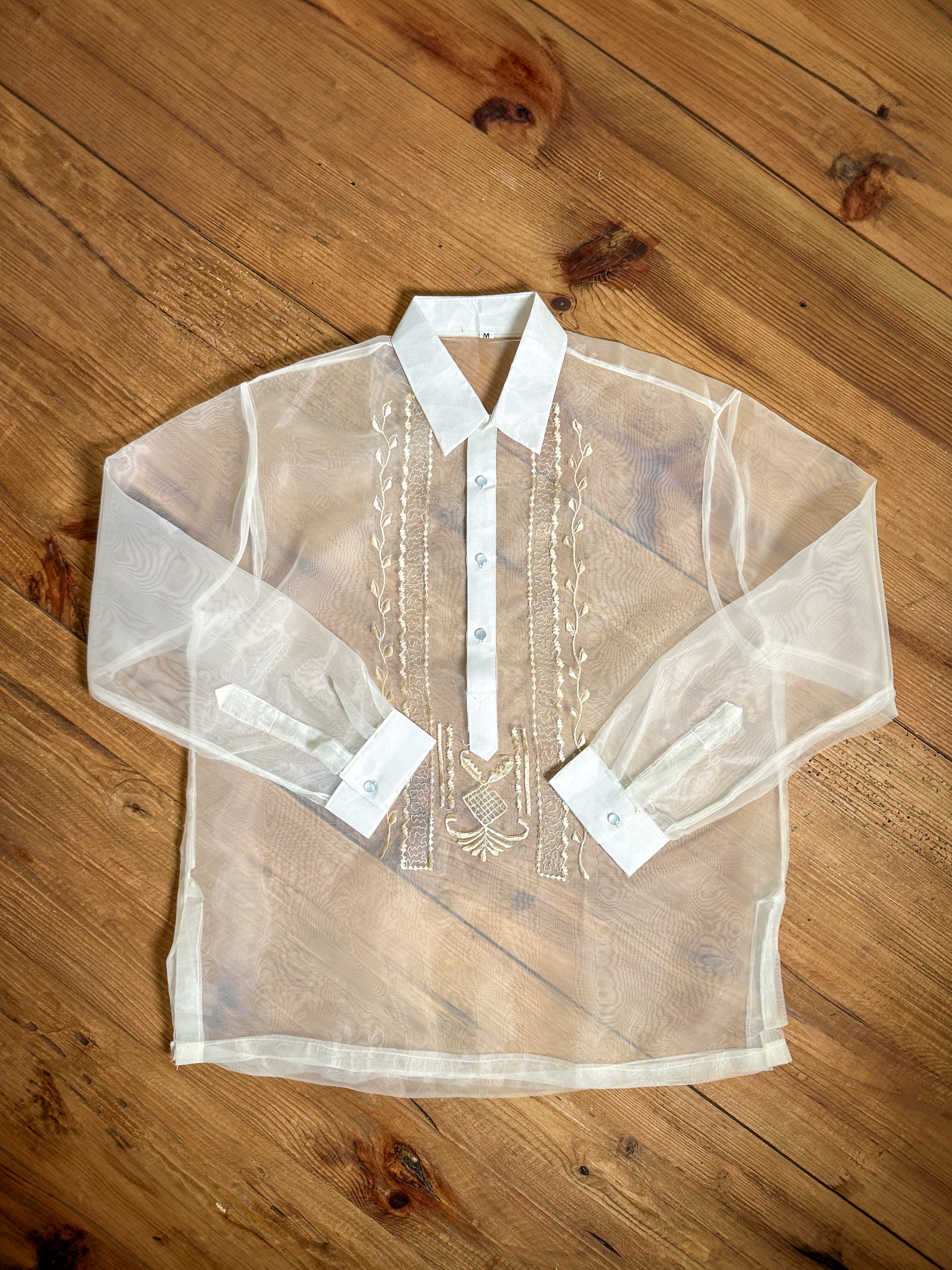 'Piolo' Classic Barong Tagalog (Ivory White)