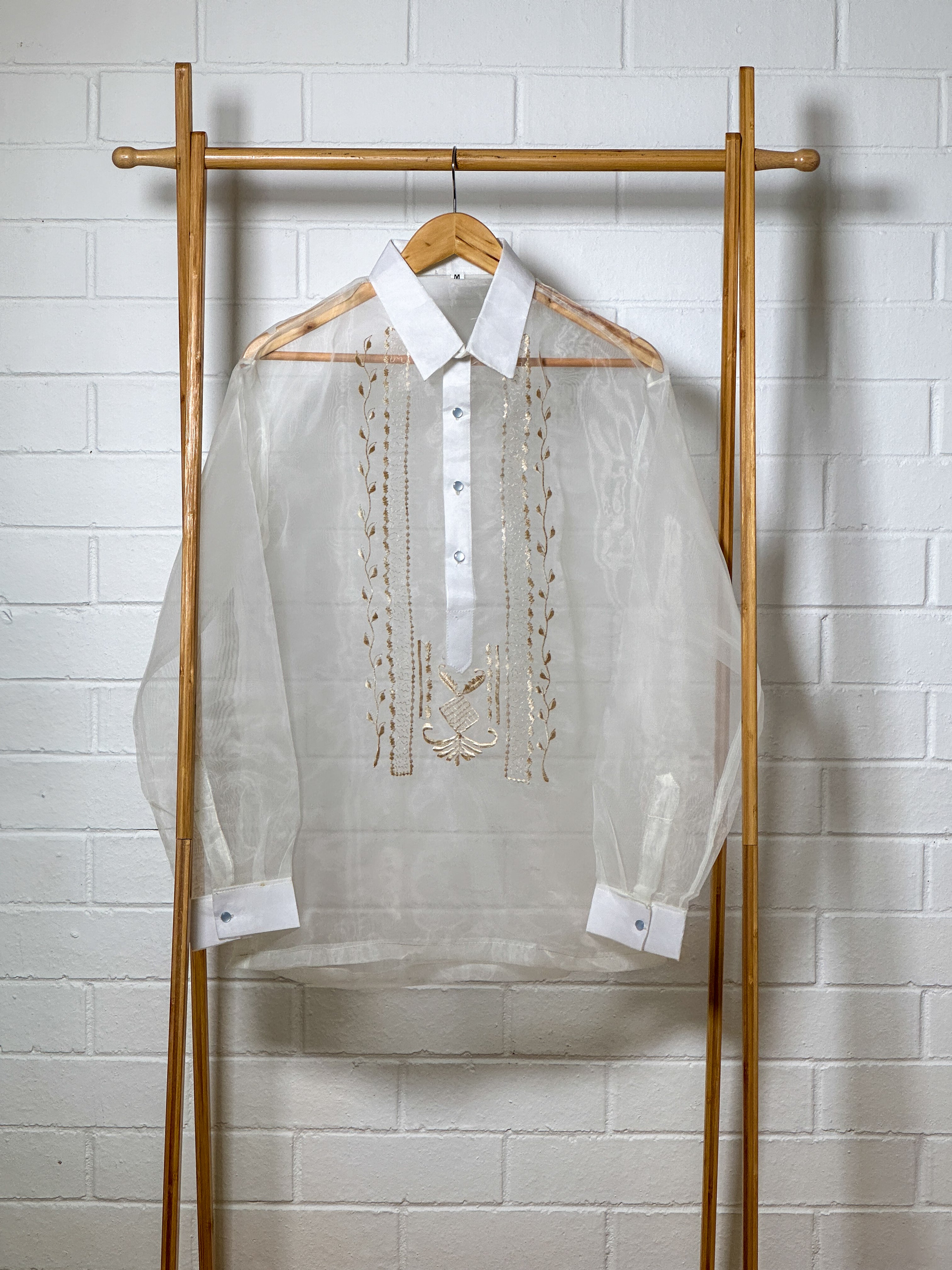 'Piolo' Classic Barong Tagalog (Ivory White)