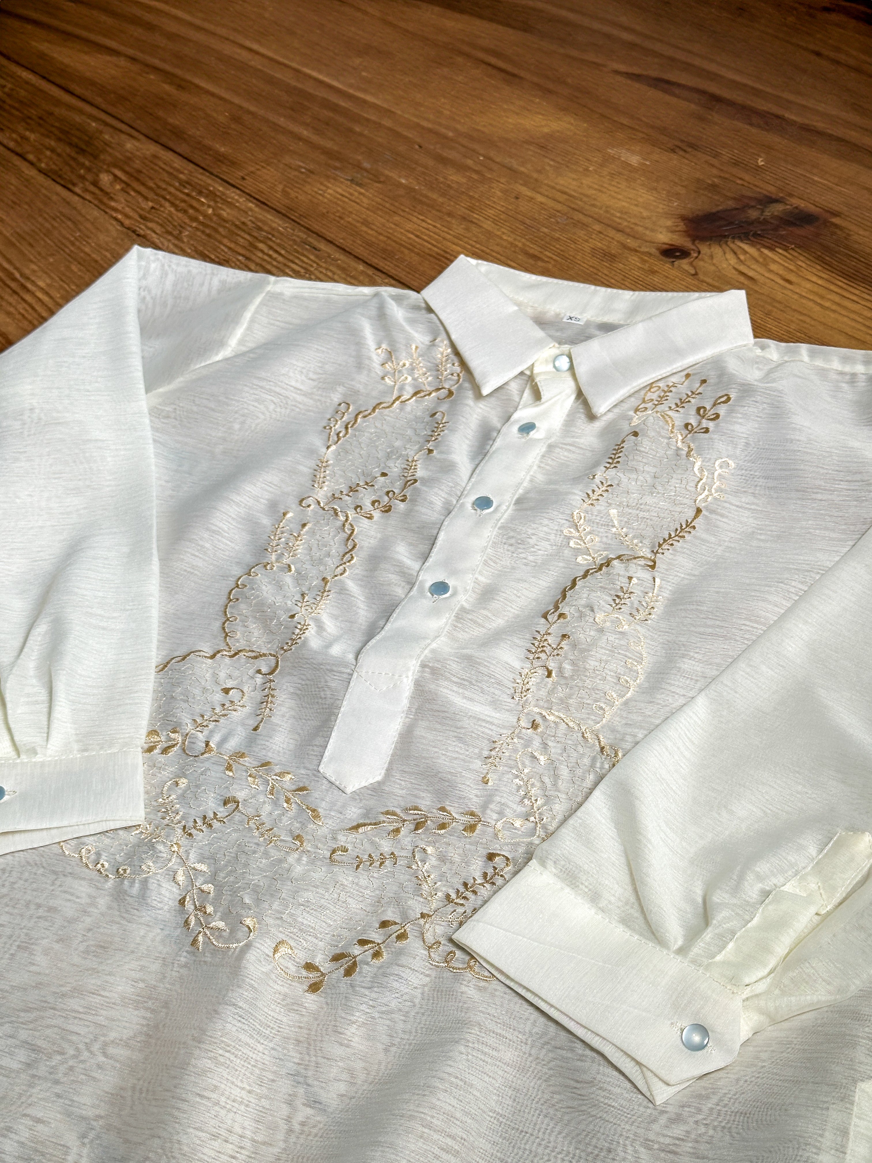 Barong Tagalog 'Jose', side view – Mestiza Filipina