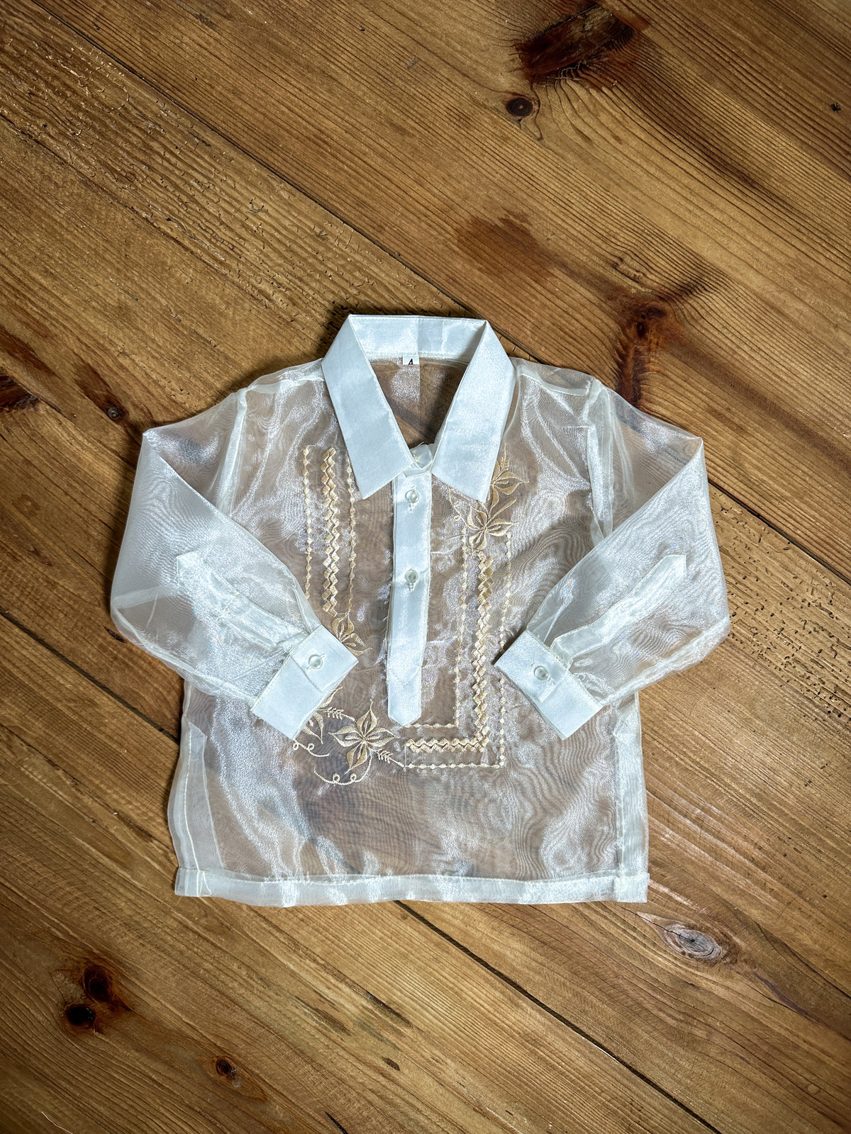Piolito Children's Barong Tagalog (Ivory)