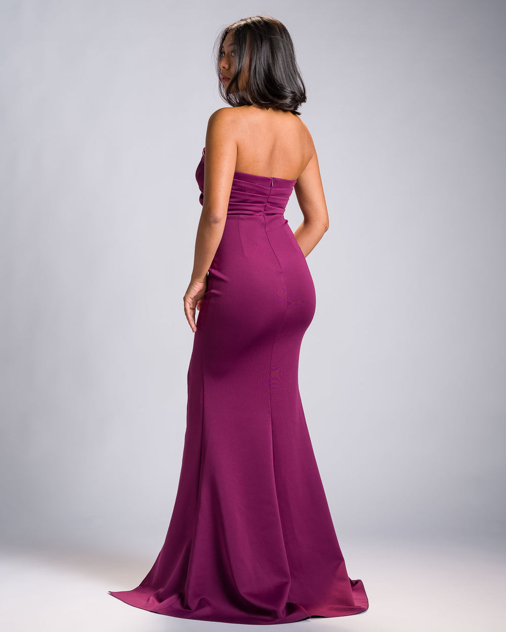 'Harana' Formal Gown (Fuchsia Plum)