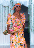 'Cora' Midi Wrap Skirt (Floral)