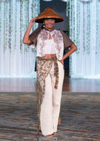 'Banika' Bolero Filipiniana Sleeves (Banig)