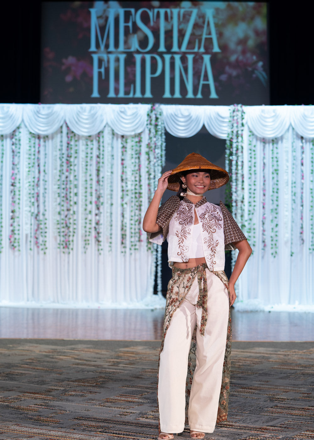'Tapis' Maxi Wrap Skirt, Floral Embroidered Lace (Olive)