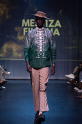 'Jericho' Two-Toned Barong Tagalog – Emerald Green, Organza
