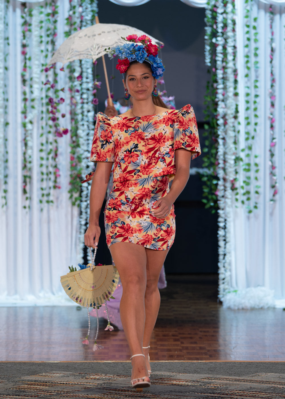 'Nida' Mini Skirt (Floral)