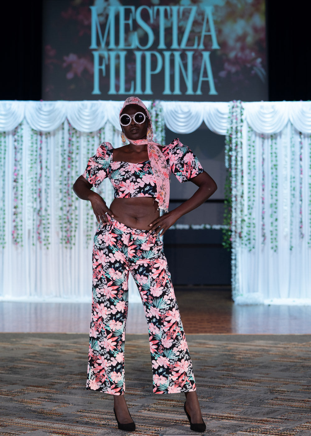 'Sia' Straight Leg Pants (Floral)