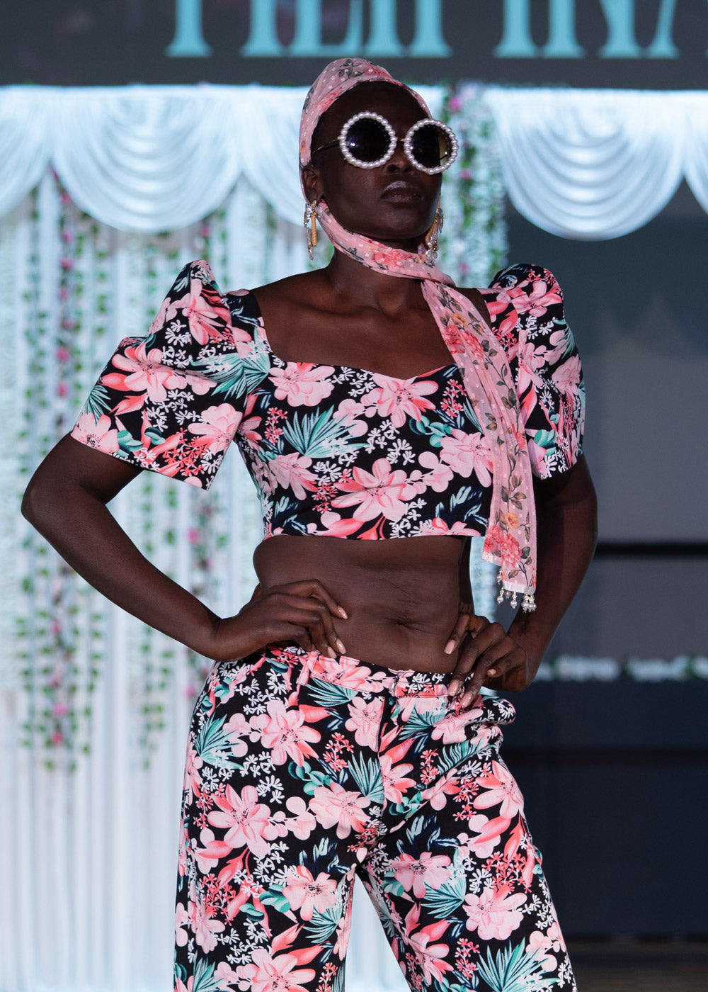'Sia' Straight Leg Pants (Floral)