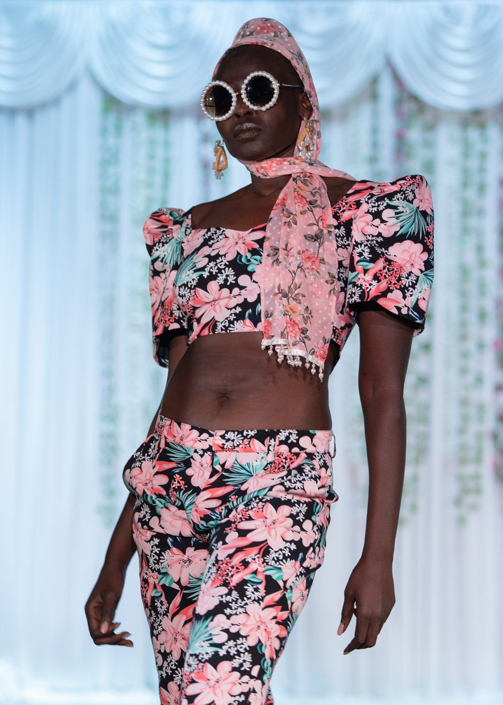 'Sia' Straight Leg Pants (Floral)