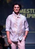 'Diego' Barong Tagalog – Blue-Grey, Organza