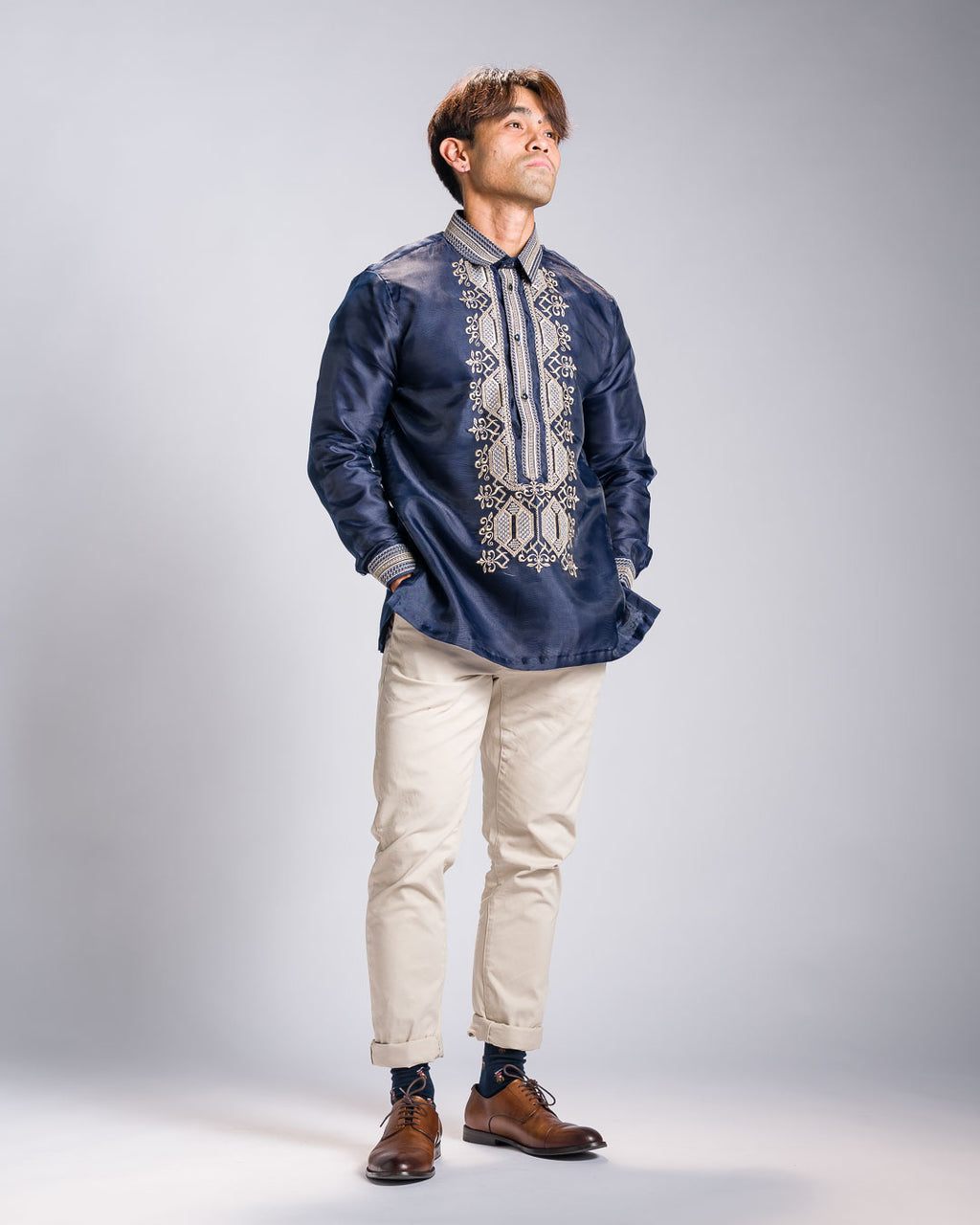 Barong Tagalog 'Matias', back view – Mestiza Filipina