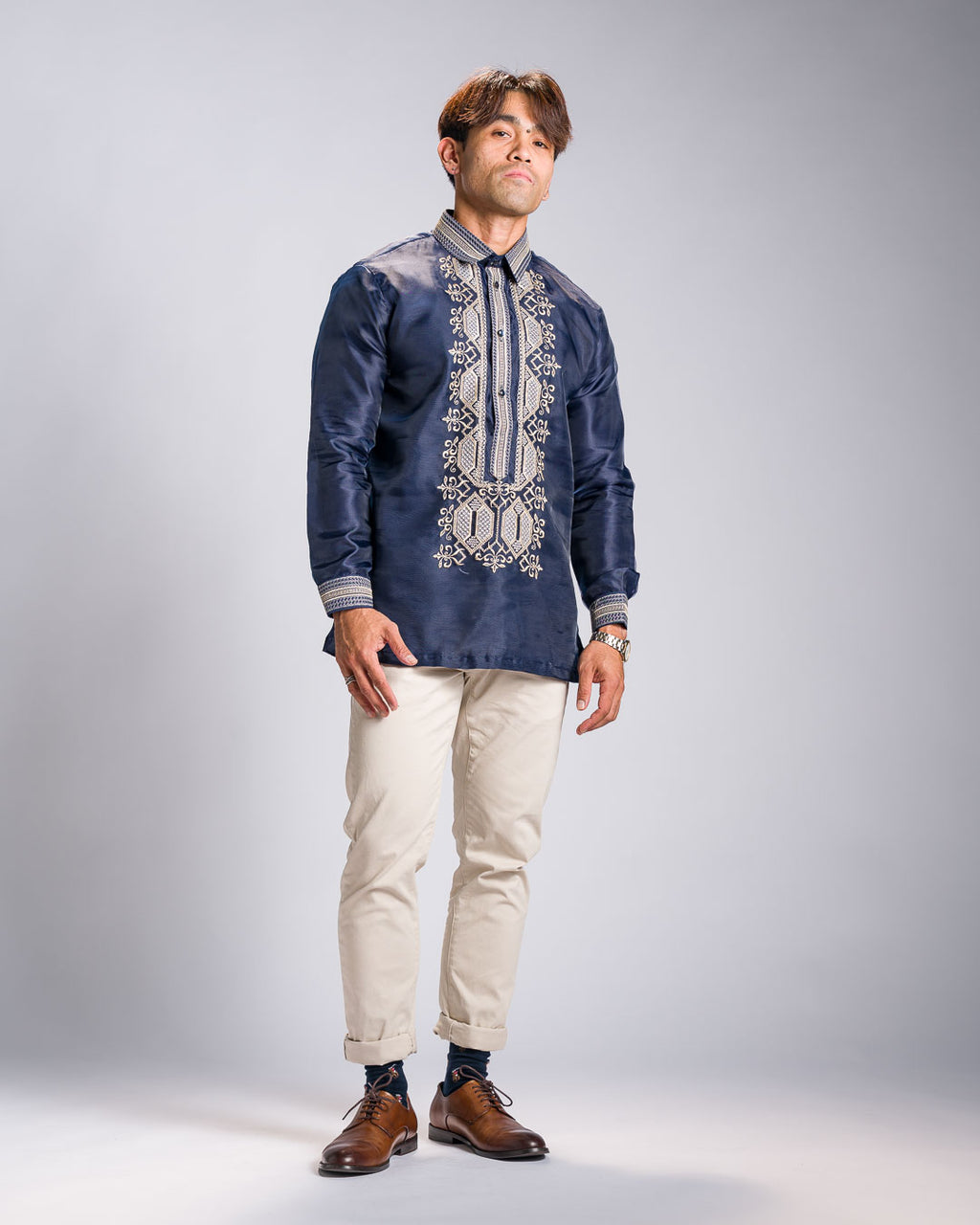 Barong Tagalog 'Matias', detail view – Mestiza Filipina