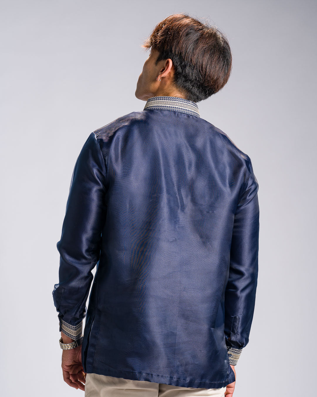 Barong Tagalog 'Matias', side view – Mestiza Filipina