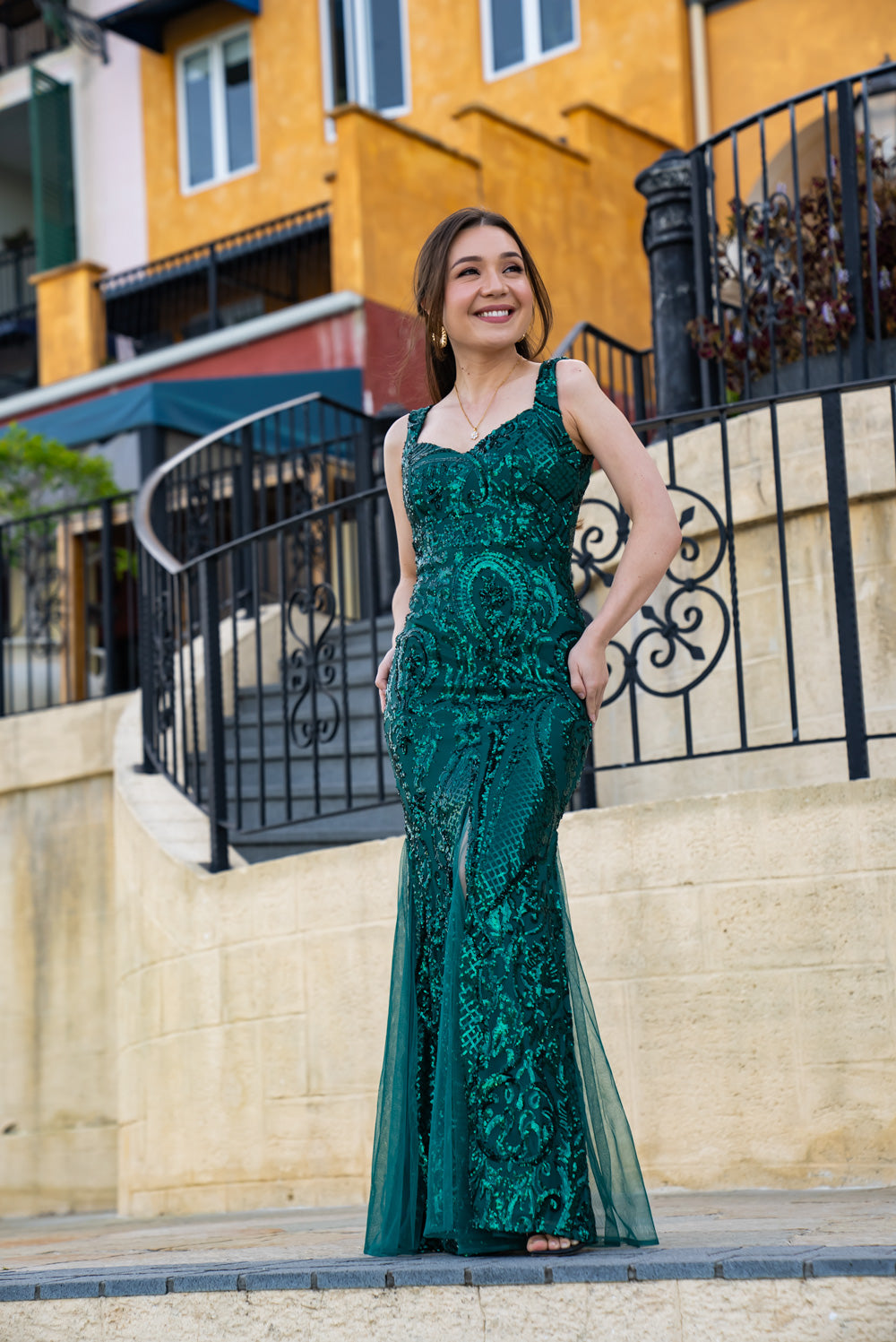 Mayari Mestiza Dress (Emerald Green)