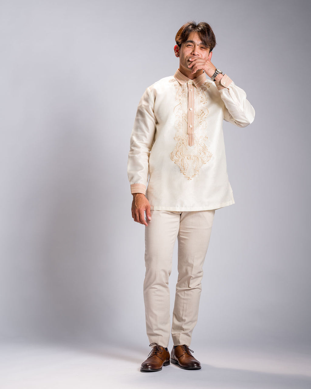 Barong Tagalog 'Matias', detail view – Mestiza Filipina