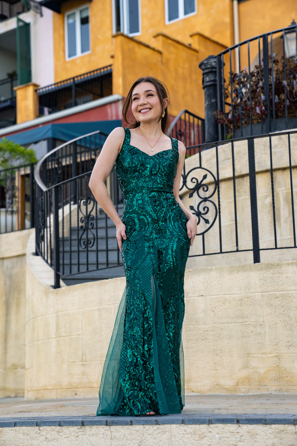 Mayari Mestiza Dress (Emerald Green)