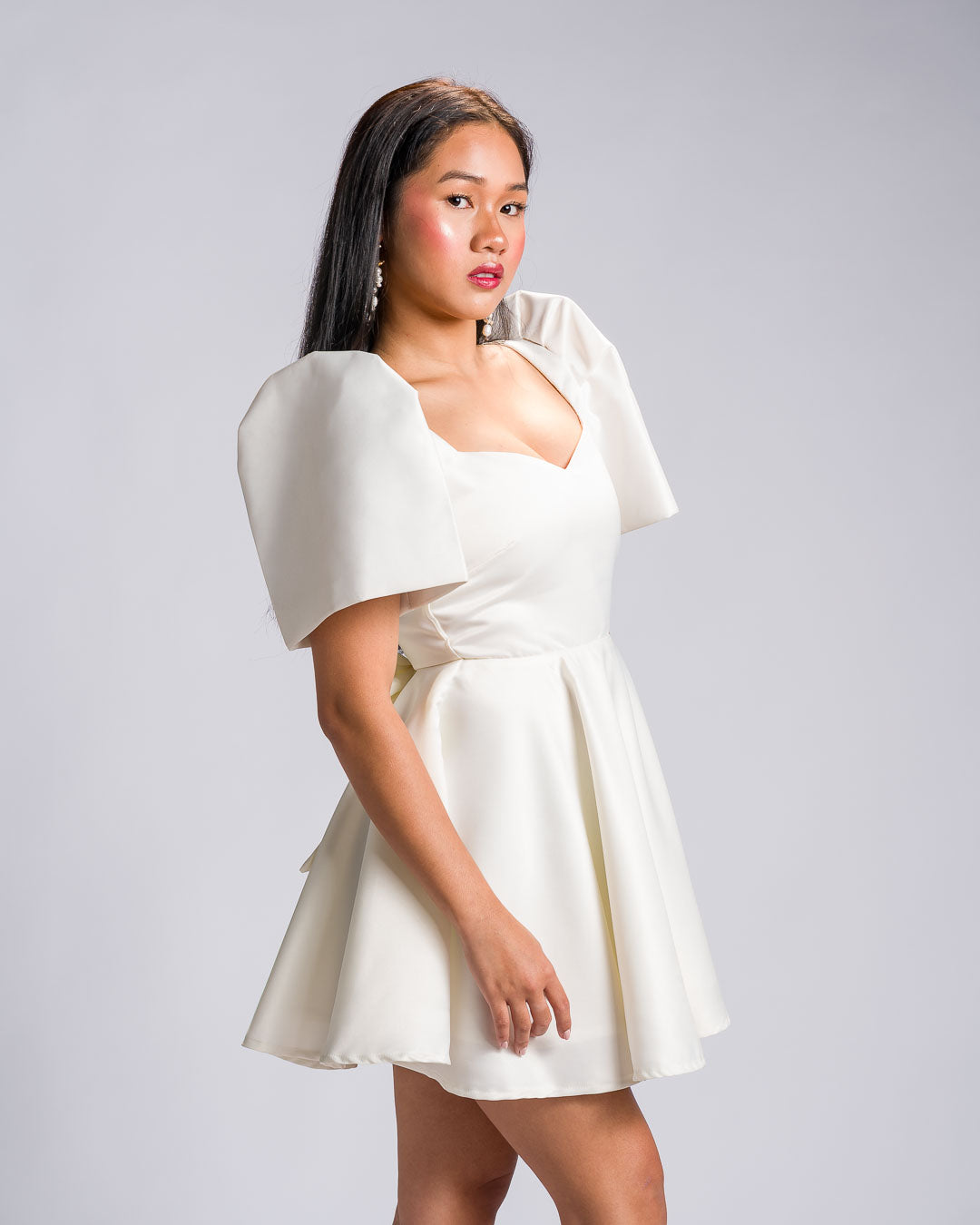Filipiniana Dress 'Love' in Ivory White, full length – Mestiza Filipina