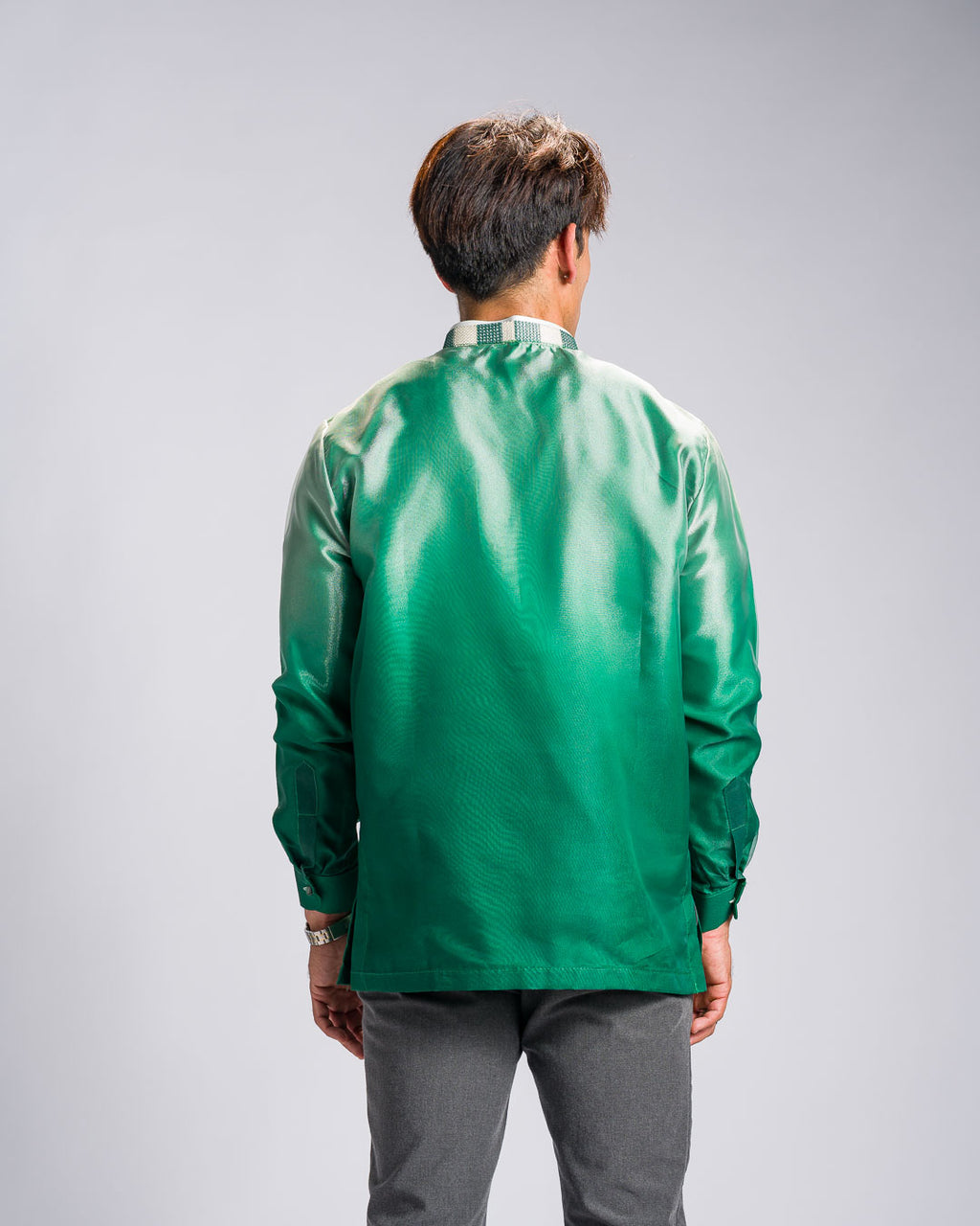 Barong Tagalog 'Jericho', back view – Mestiza Filipina