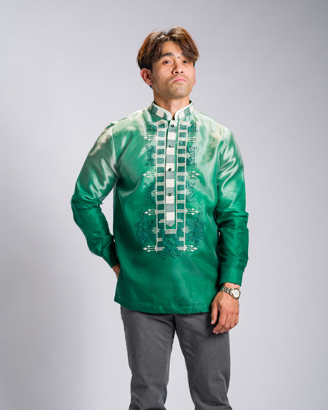 Barong Tagalog 'Jericho', full length – Mestiza Filipina
