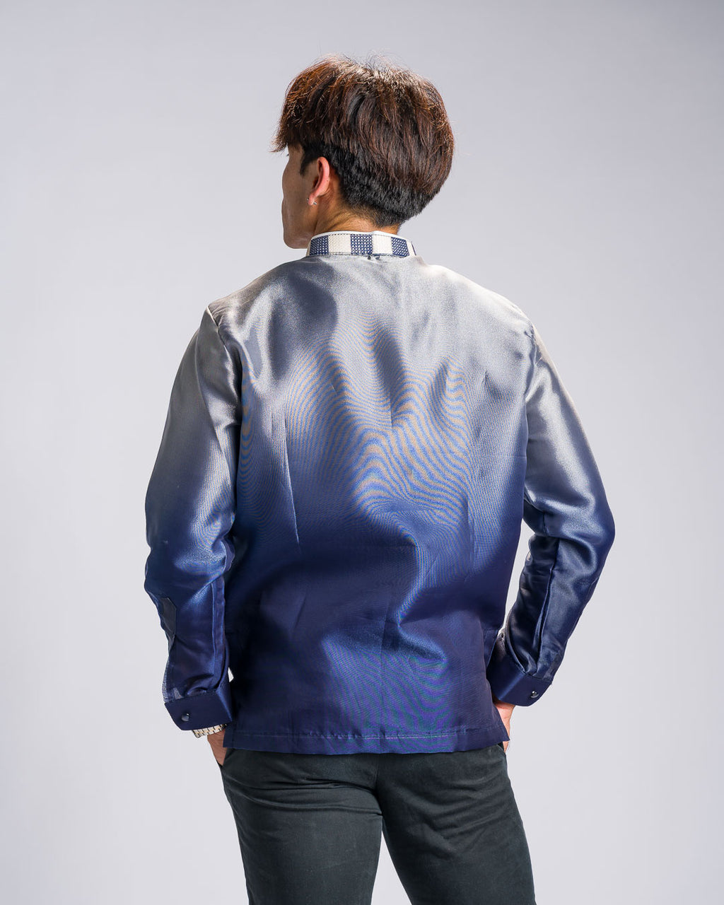 Barong Tagalog 'Jericho', front view – Mestiza Filipina
