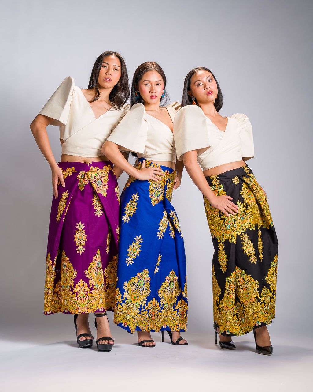 'Bituin' Malong Mindanao Royal Sparkling Print (Black)
