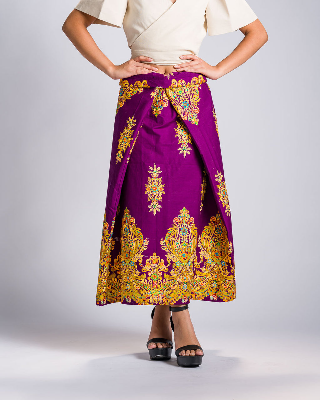 'Bituin' Malong Mindanao Royal Sparkling Print (Purple)