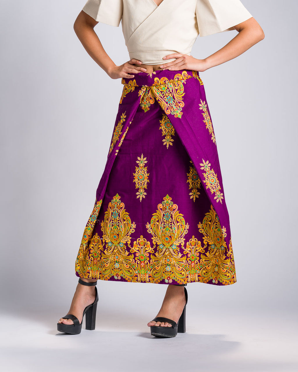 'Bituin' Malong Mindanao Royal Sparkling Print (Purple)