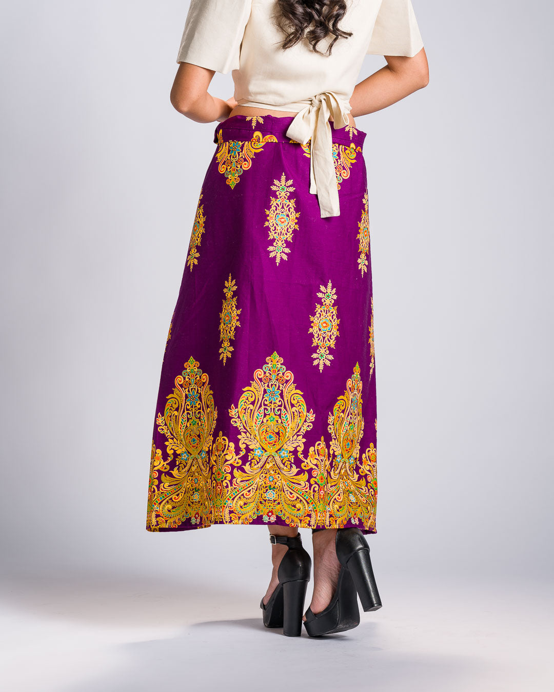 'Bituin' Malong Mindanao Royal Sparkling Print (Purple)