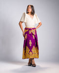 'Bituin' Malong Mindanao Royal Sparkling Print (Purple)