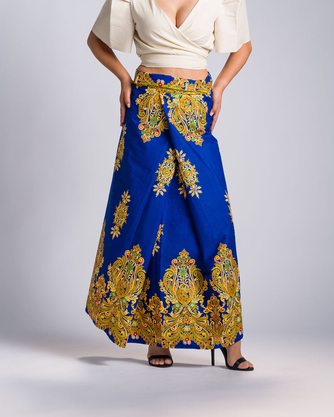 'Bituin' Malong Mindanao Royal Sparkling Print (Blue)