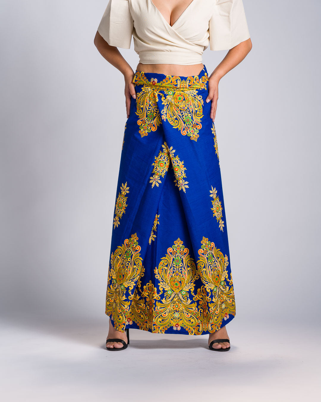 'Bituin' Malong Mindanao Royal Sparkling Print (Blue)