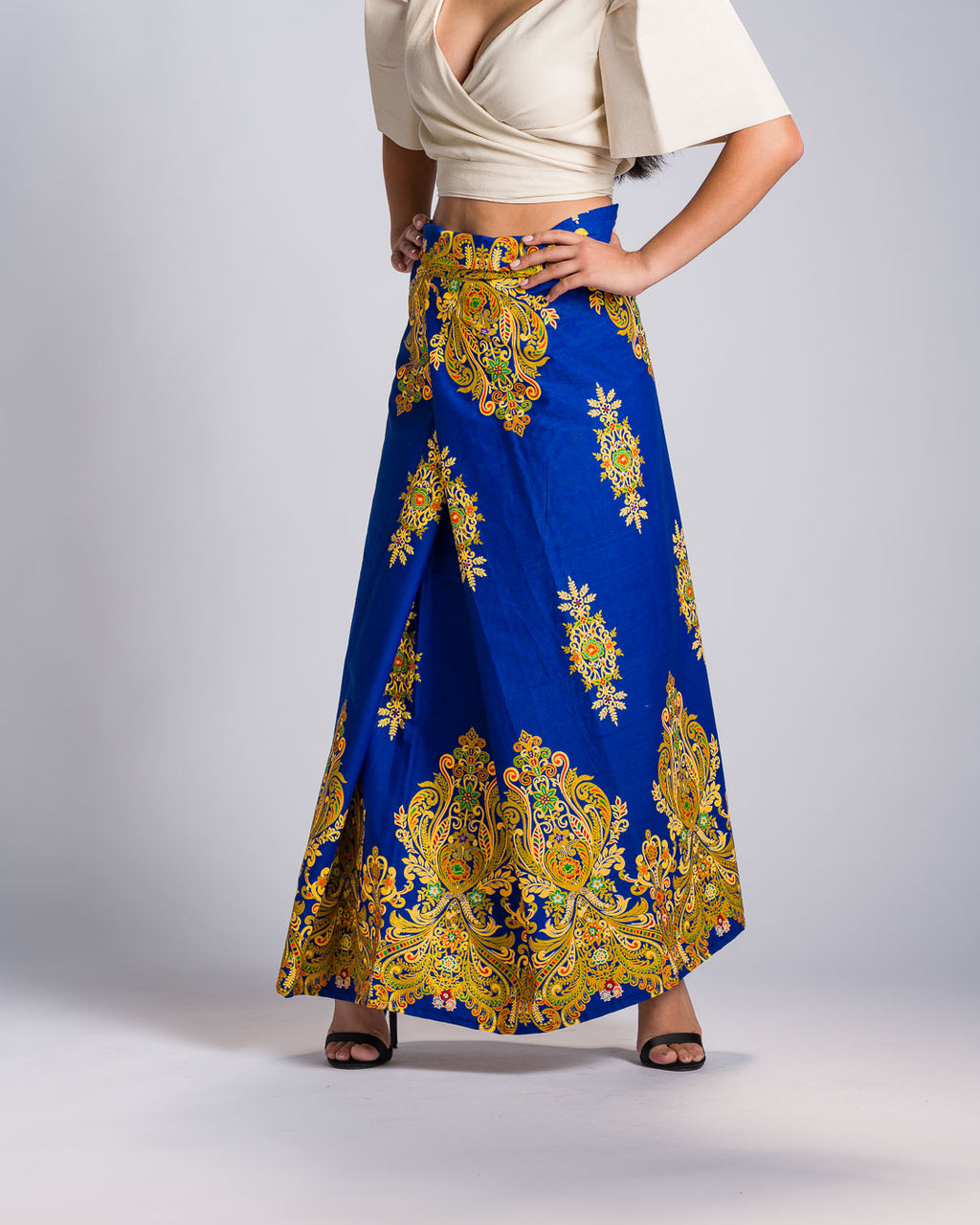 'Bituin' Malong Mindanao Royal Sparkling Print (Blue)