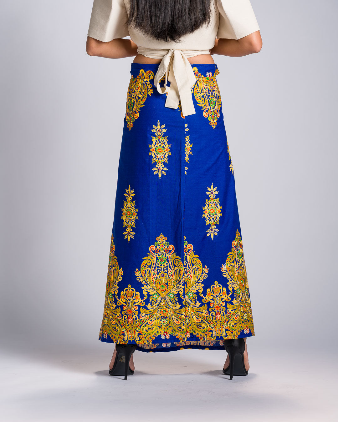 'Bituin' Malong Mindanao Royal Sparkling Print (Blue)