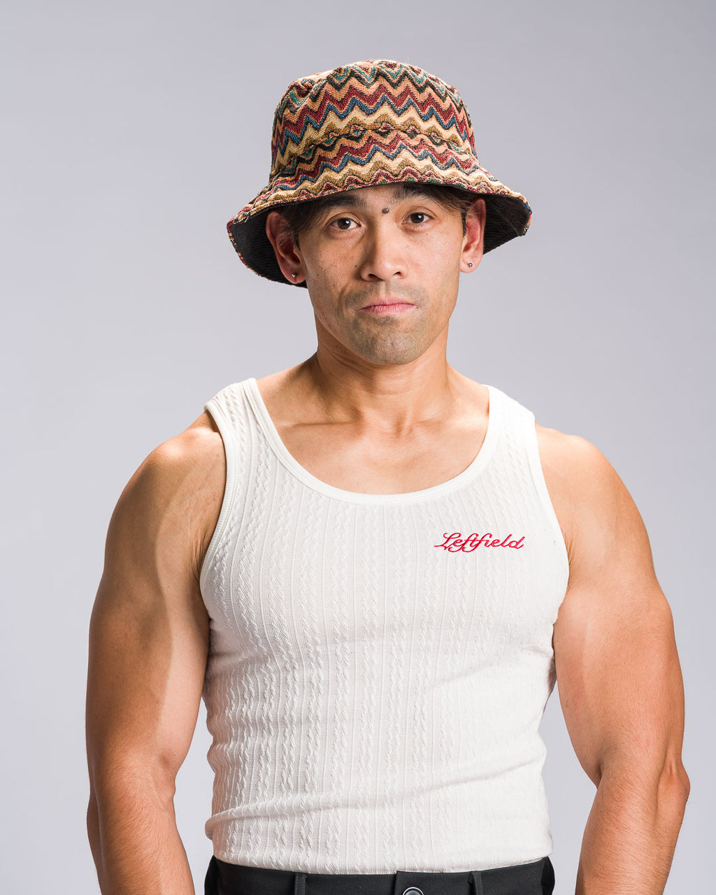 'Bundok' Reversible Bucket Hat, Corduroy Philippine Textile