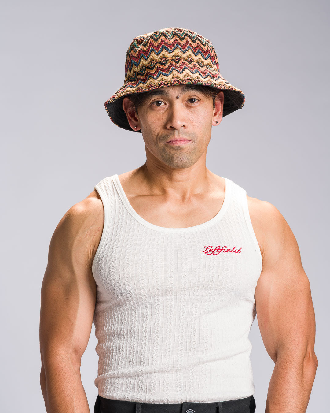 'Bundok' Reversible Bucket Hat, Corduroy Philippine Textile