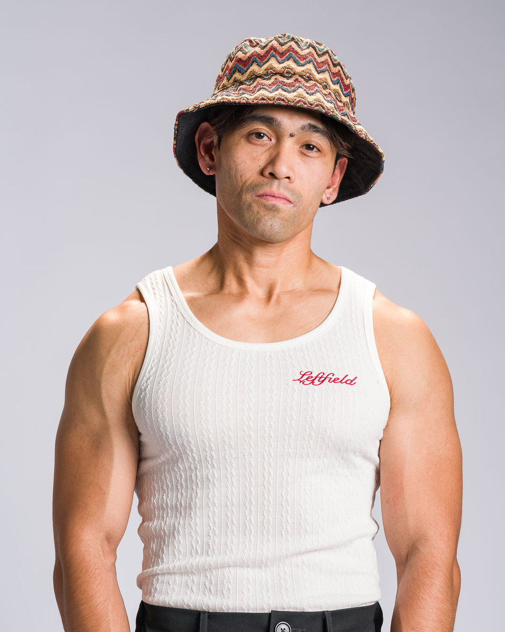 'Bundok' Reversible Bucket Hat, Corduroy Philippine Textile