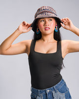 'Langit' Reversible Bucket Hat, Corduroy Philippine Textile