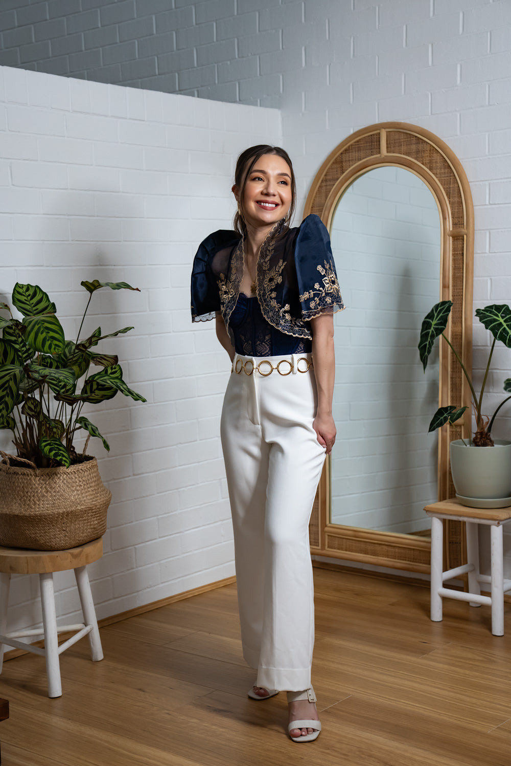 Luisa Mestiza Bolero (Navy)