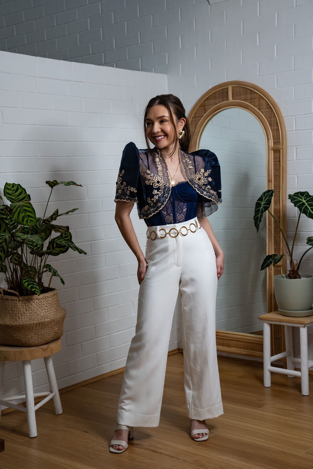 Luisa Mestiza Bolero (Navy)
