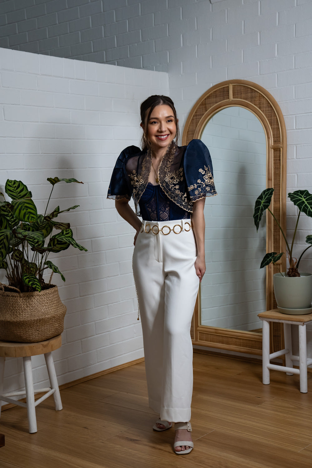 Luisa Mestiza Bolero (Navy)