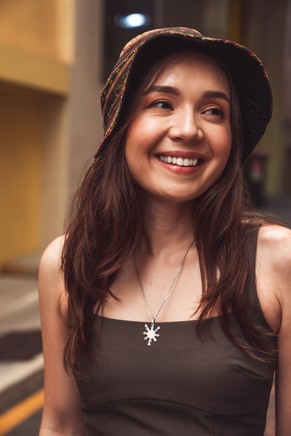 Philippines Sun & Stars Necklace (Silver)