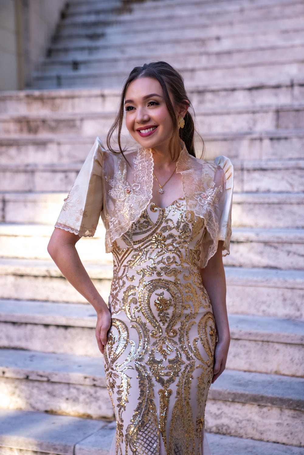 Mayari Mestiza Dress (Gold)