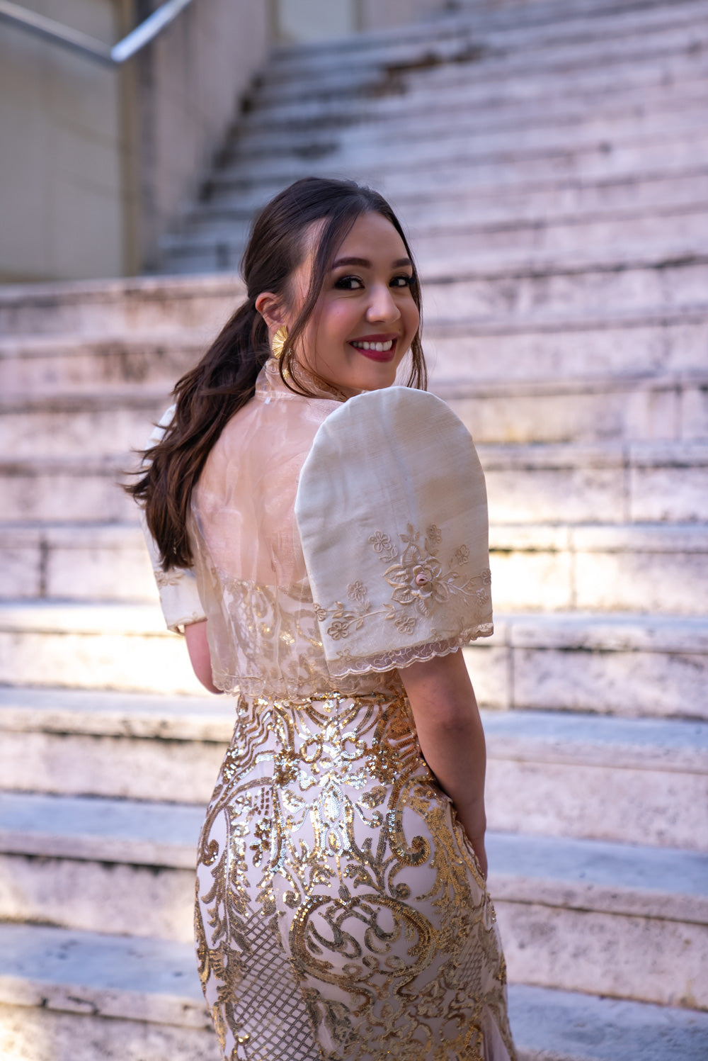 Mayari Mestiza Dress (Gold)